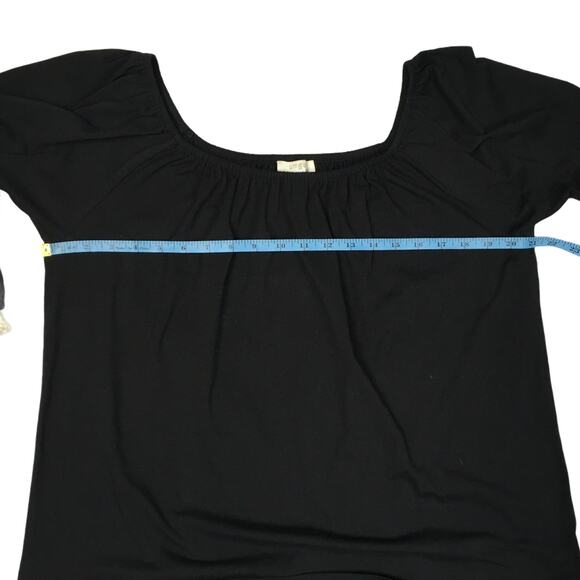 Umgee Top Floral Embroidered Tassel Bohemian Off Shoulder Bell Sleeve Blouse M‎ - Picture 7 of 10